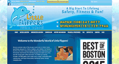 Desktop Screenshot of littleflippersswim.com
